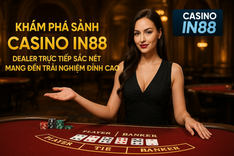 Khám phá sảnh Casino IN88 Khám phá sảnh Casino IN88